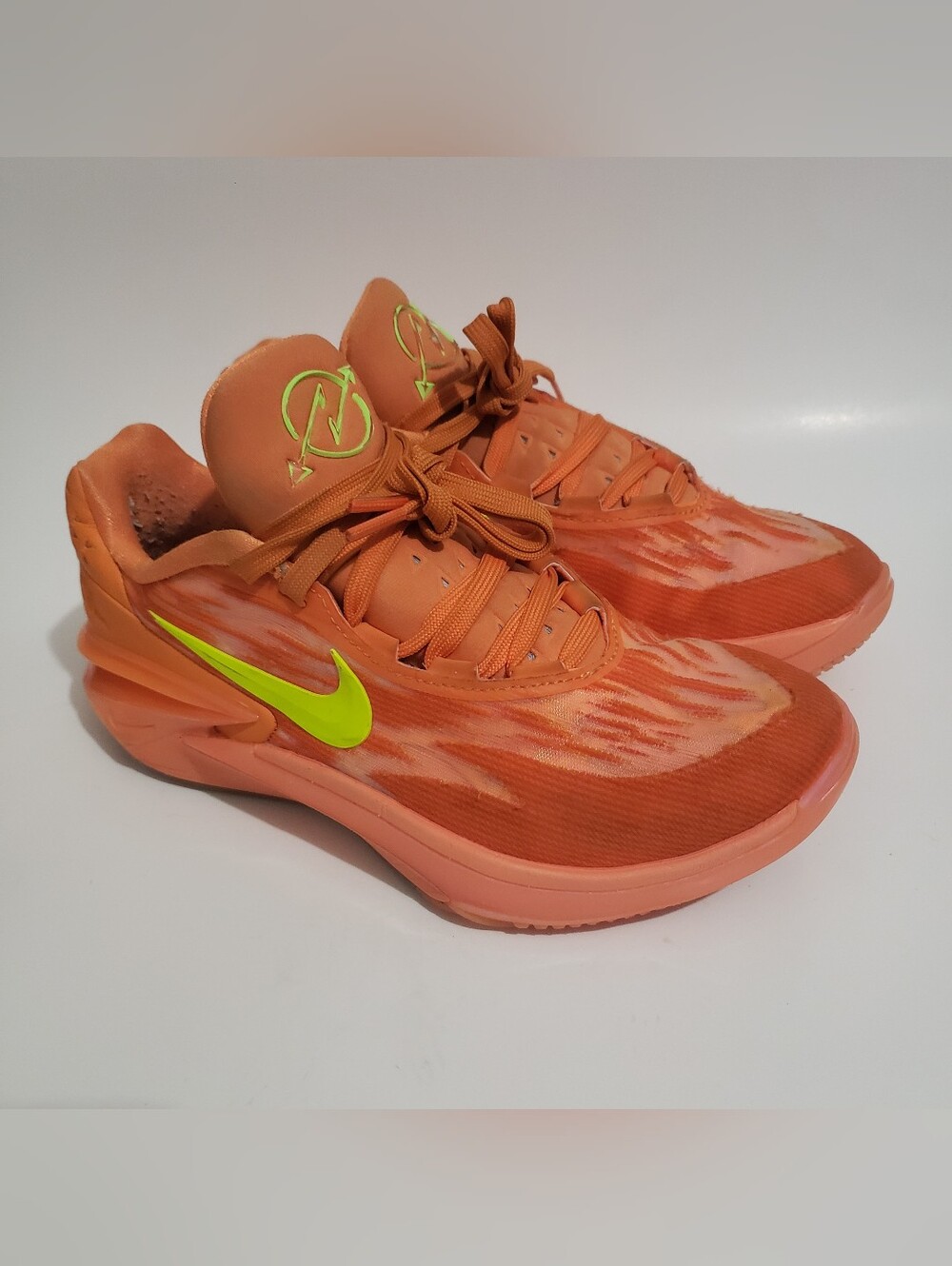 Nike Air Zoom GT Cut 2 Arike Ogunbowale Shoes FQ8704-800 Women 7.5 Orange Kids 6